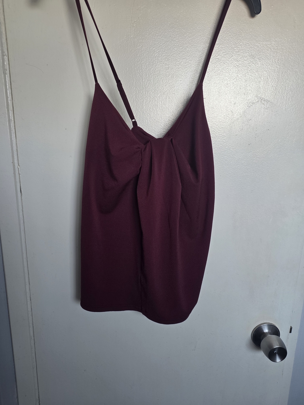 Banana Republic Twist-Front Cami Top - Wine